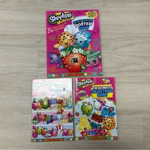 Shopkins The ultimate collector’s guide and updated‎ and poster book scholastic